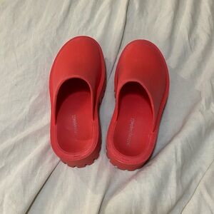 Jeffrey Campbell Hot Pink Clogs